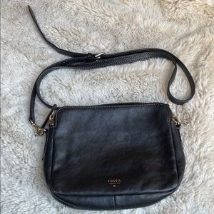 Fossil  Leather Crossbody Bag